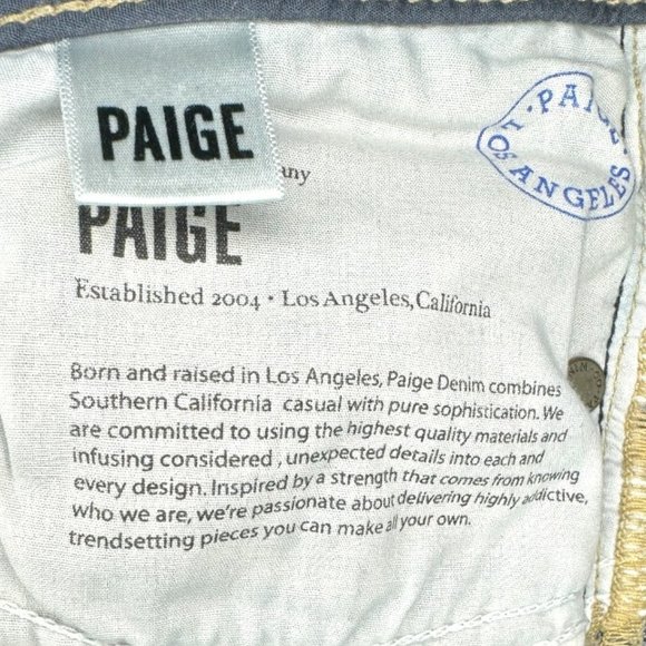 WOMEN'S PAIGE SKYLINE ANKLE PEG JEANS SIZE 28 - Picture 9 of 9